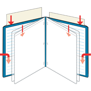 Multi-Pocket+Plastic+Folder+-+Medium