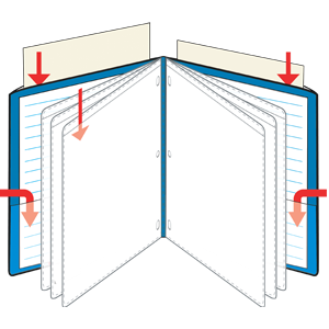 Multi-Pocket+Plastic+Folder+-+Large