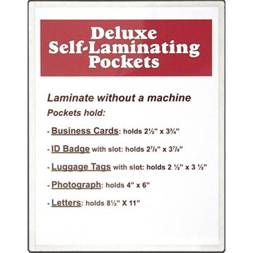 Self-Laminating - Letter Page - 8 1/2" x 11"