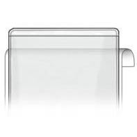 Remove & Reuse-Peel & Stick Pocket: 4  5/8  x 4  5/8  - Open Short Side