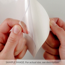 Peel & Stick Pocket - Holds Instructions - Open Short - 6" x 9 1/2"