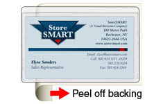StoreSMART - Clear Folding Business Card Holders - 10 Pack - Polypropylene  Plastic (RPP2915C-10)