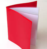 A folder with multiple pockets