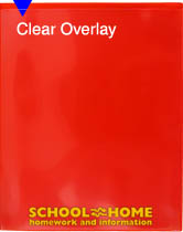 5 ½ x 8 ½ Folder with Clear Overlay - Plastic: StoreSMART - Filing,  Organizing, and Display for Office, School, Warehouse, and Home