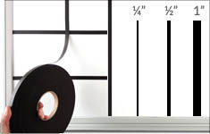 Magnetic Lines - ½-inch x 100-feet - For Magnetic Whiteboard: StoreSMART -  Filing, Organizing, and Display for Office, School, Warehouse, and Home