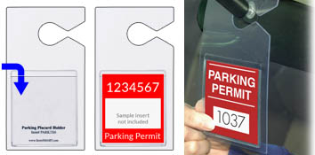 Parking Permit Hanger