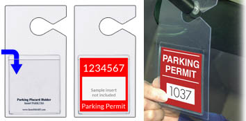 Parking Permit Holders: StoreSMART - Filing, Organizing, and Display for  Office, School, Warehouse, and Home