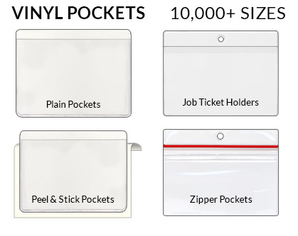 Vinyl Pockets, 10,000 sizes